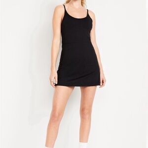 Old Navy Maternity Black Athletic Tennis Dress
